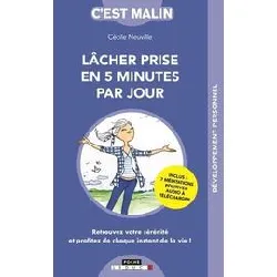 livre lâcher prise en 5 minutes par jour