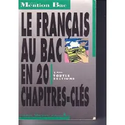 livre le français au bac - 1ères toutes sections