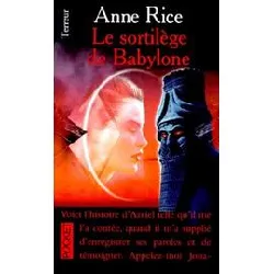 livre le sortilege de babylone