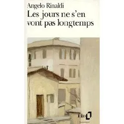 livre les jours ne s'en vont pas longtemps