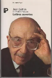 livre lettres ouvertes