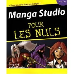 livre manga studio pour les nuls