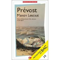 livre manon lescaut - bac 2025