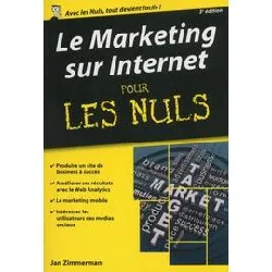 livre marketing sur internet 3ed poche pour les nuls