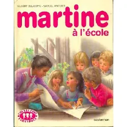 livre martine a l'ecole