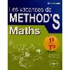 livre mathématiques de la première s à la terminale s. les vacances de method's