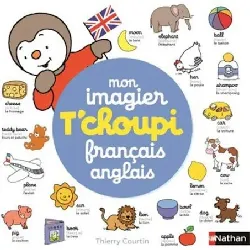 livre mon imagier t'choupi français - anglais