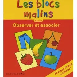 livre observer et associer - 3 - 5 ans