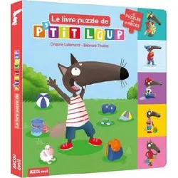 livre p'tit loup - le puzzle de p'tit loup - 5 puzzles de 9 pièces