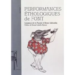 livre performances éthologiques de font