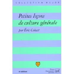 livre petites lecons de culture generale - 6eme edition