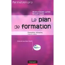 livre plan de formation