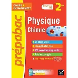 livre prépabac - physique - chimie 2de