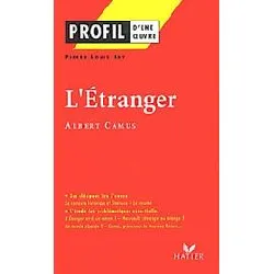 livre profil - camus (albert) : l'etranger