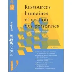 livre ressources humaines et gestion des personnes - 4ème édition