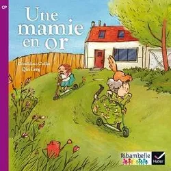 livre ribambelle cp série violette éd. 2014 - une mamie en or - album 2