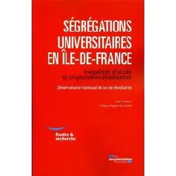 livre ségrégations universitaires en ile - de - france