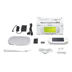 livre sony psp - value pack - console de jeu portable - blanc