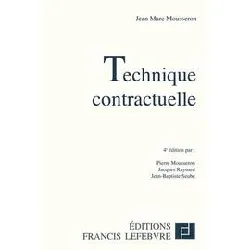 livre technique contractuelle