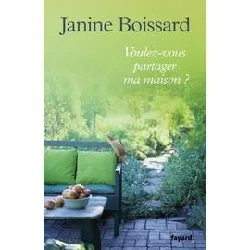 livre voulez - vous partager ma maison ?