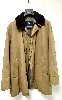 manteau burberry beige avec col amovible