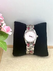 montre zadig et voltaire bracelet en tissu fleuri