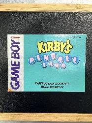 notice kirby's pinball land fah game boy