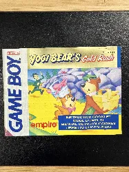 notice yogi bear's gold rush eur game boy