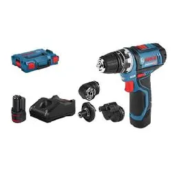 perceuse - visseuse sans fil bosch gsr 12v - 15 fc professional 12v li - ion (2x2,0ah)