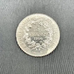 pièce argent 5 francs hercule 1996 argent 835 millième 10,04g