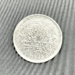 pièce d'argent 5 francs semeuse 1972 argent 680 millième 10,03g