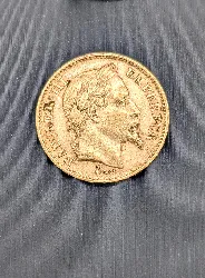 pièce d'or 20 francs napoléon iii 1866 or 916 millième (22 ct) 6,44g