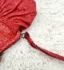 pochette christian dior en cuir rouge vintage