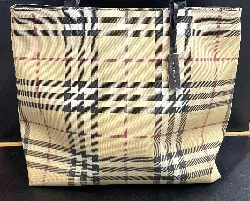 sac burberry nova check cuir