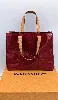 sac louis vuitton reade pm en cuir verni rouge cerise monogram