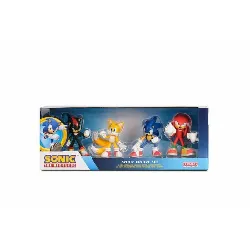 set 4 figurines sonic avec sonic shadow knuckles tails