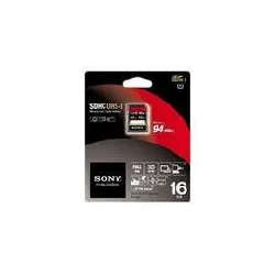 sony - carte mémoire flash - 16 go - class 10 - sdhc uhs - i - pour handycam hdr - cx250e