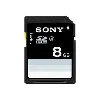 sony - carte mémoire flash - 8 go - class 4 - sdhc - pour cyber - shot dsc - h100, hx10, hx200, tx100; handycam hdr - cx740; table