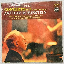 vinyle chopin, arthur rubinstein, stanislaw skrowaczewski, the "new symphony orchestra of london" – concerto n°1 en mi mineur, op.