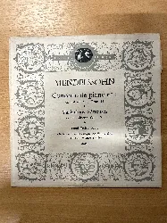 vinyle felix mendelssohn - bartholdy - piano concerto no. 1 in g minor, opus 25 / variations serieuses in d minor, opus 54