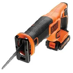 black & decker bdcr18 scie sabre egoine 18v avec batterie/chargeur