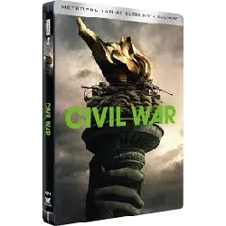 blu-ray civil war [édition limitée steelbook 4k ultra hd + blu-ray