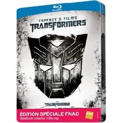 blu-ray transformers coffret de la trilogie edition boîtier métal limitée fnac blu - ray