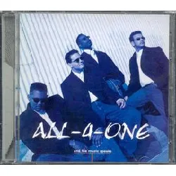 cd all - 4 - one - and the music speaks (1995)