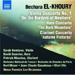 cd concerto pour violon no. 1, concerto pour cor, concerto pour clarinette