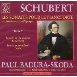 cd franz schubert - les sonates pour le pianoforte sur instruments d'epoque - tome 7 (1993)