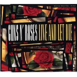 cd guns n' roses - live and let die