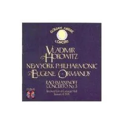 cd horowitz - golden jubilee concert - rachmaninov: concerto no. 3