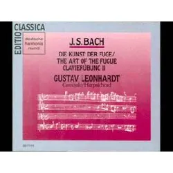 cd j s bach l'art de la fugue bwv 1080 gustav leonhardt