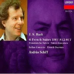 cd johann sebastian bach - 6 french suites bwv 812 - 817, italian concerto, french overture (1993)